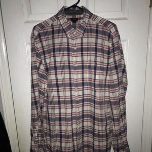 DONATED - J Crew Large Plaid Button Down